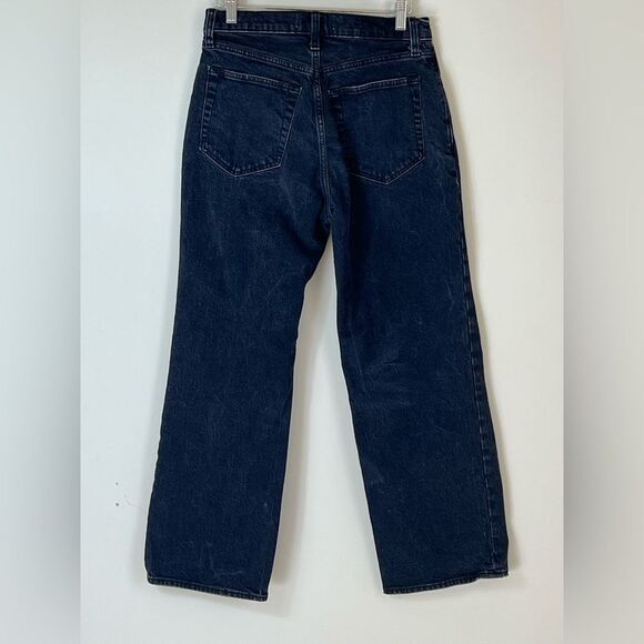 Abercrombie & Fitch 90s Relaxed Jeans Straight Distressed Baggy Size 28 Short - Picture 8 of 12